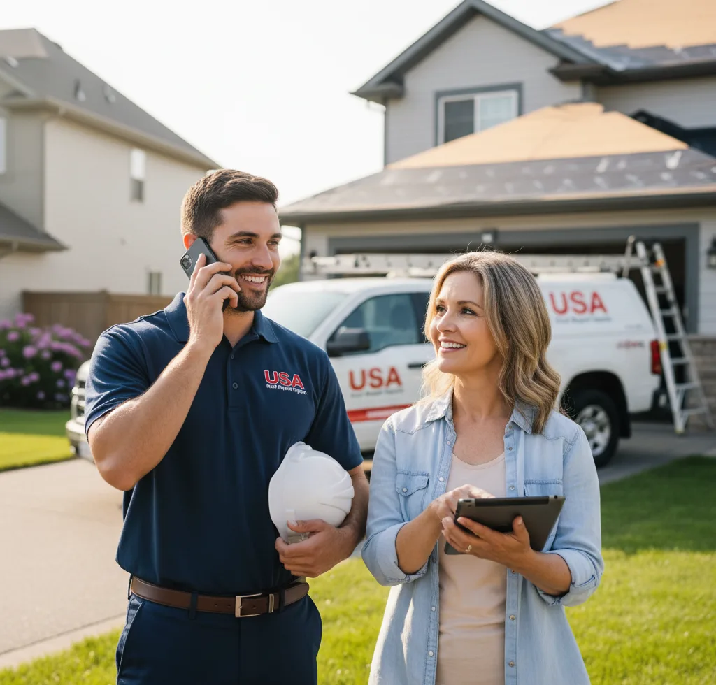 USA Roof Repair Experts customer support in Woodlawn